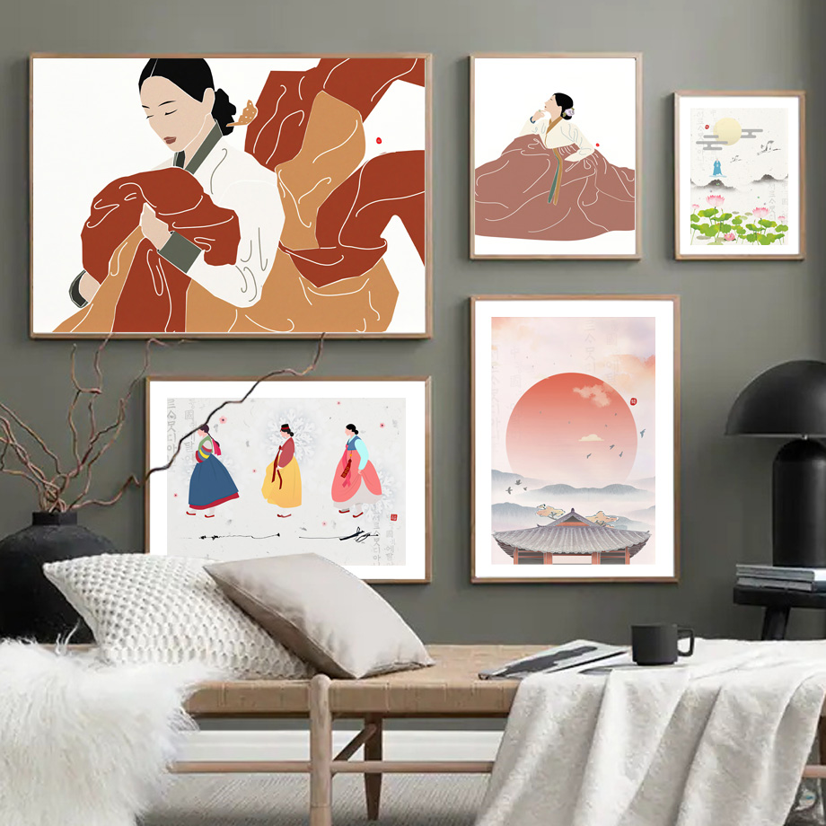 Korean Lifestyle Aesthetic - Style coréen Boho Hanbok fille asiatique