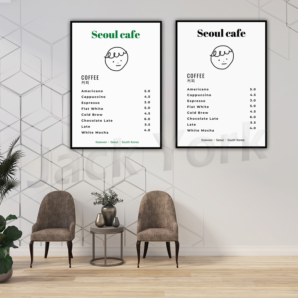 Seoul 73Print Wall Art Poster, - Korean Lifestyle Aesthetic avis et prix