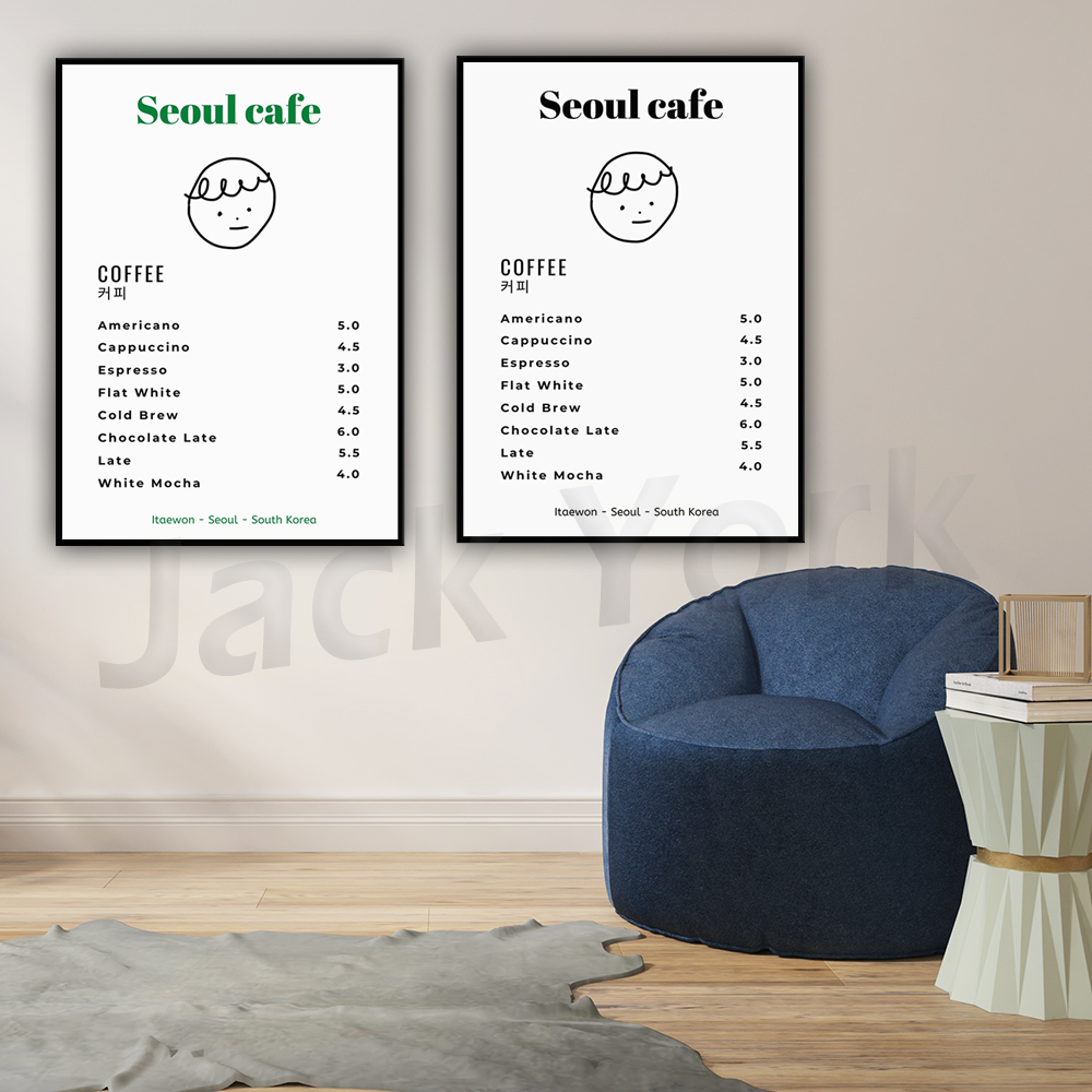 Seoul 73Print Wall Art Poster, - Korean Lifestyle Aesthetic avis et prix