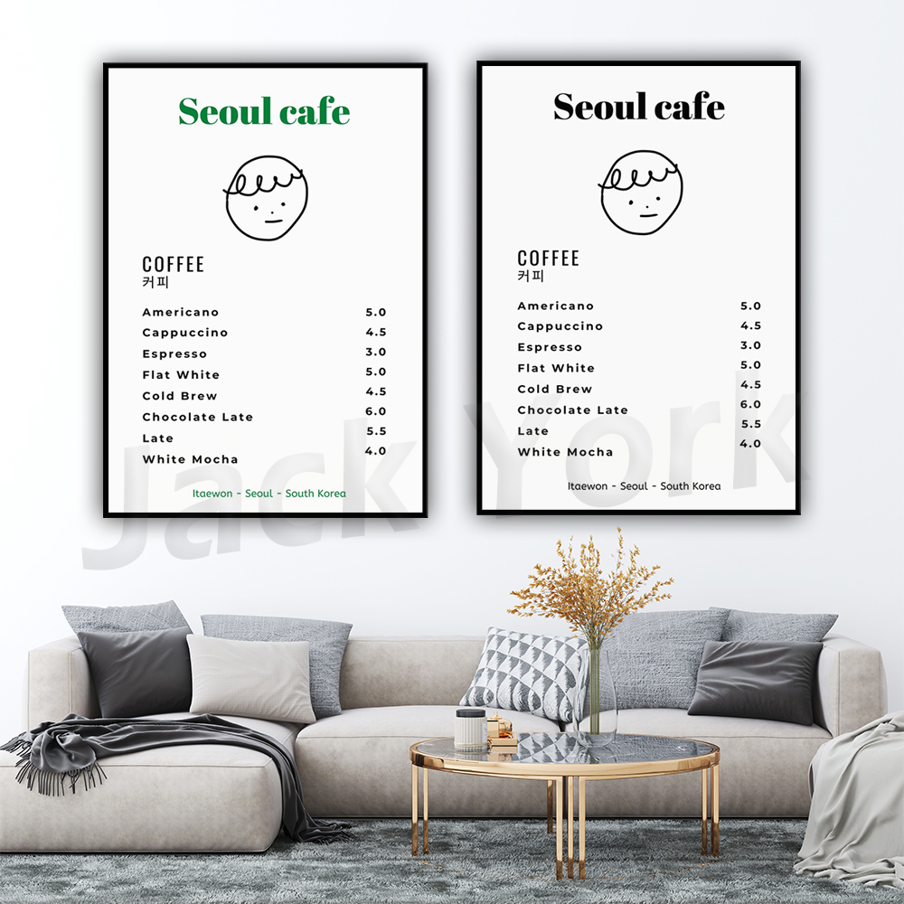 Seoul 73Print Wall Art Poster, - Korean Lifestyle Aesthetic avis et prix